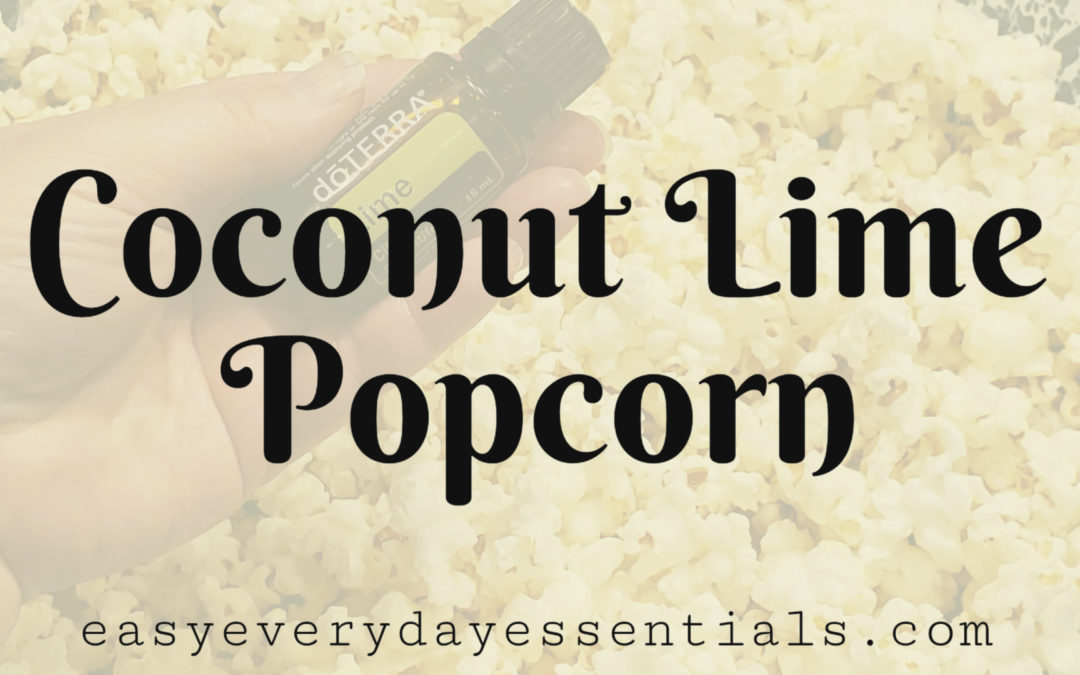 Coconut Lime Popcorn